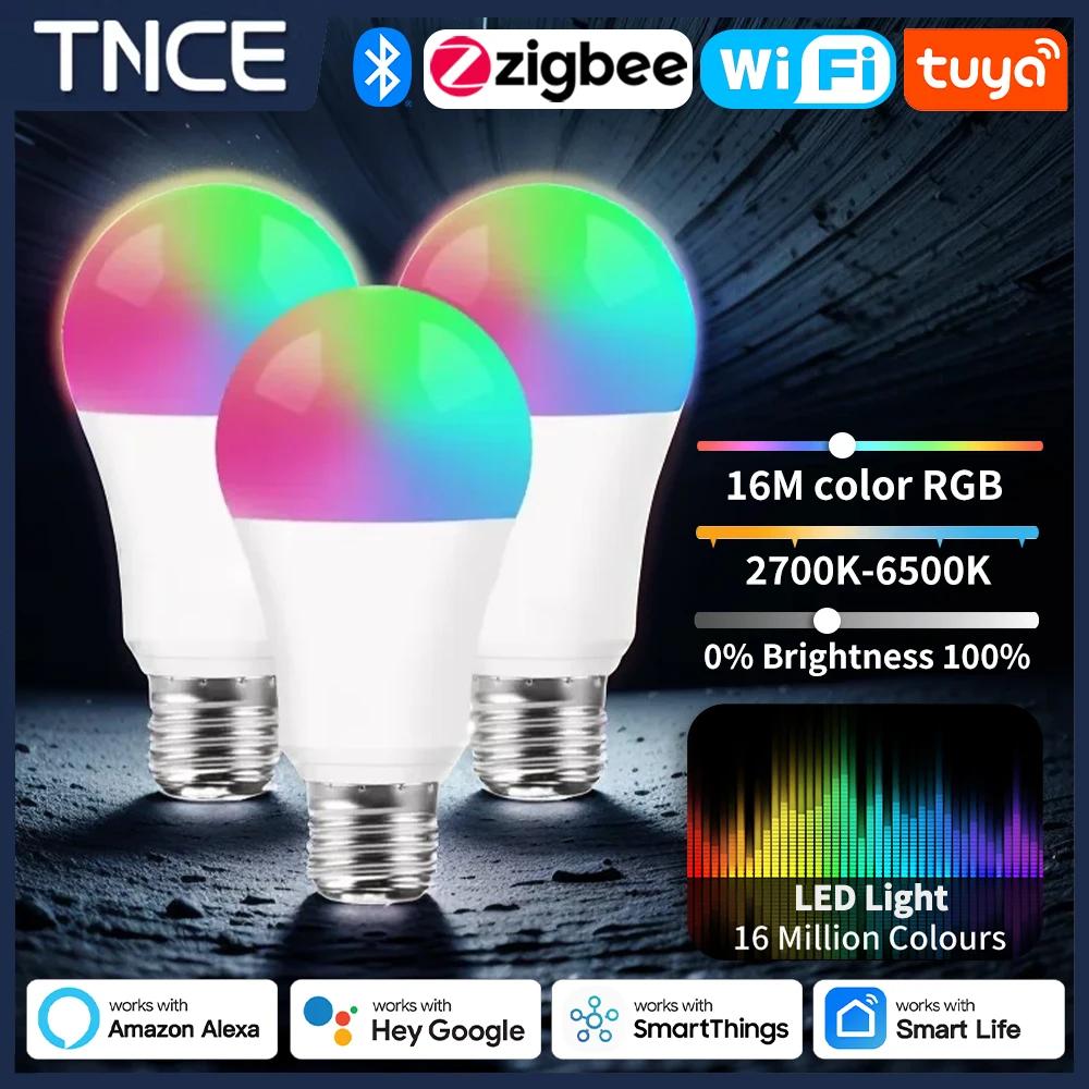 TNCE  E27   ׺ ,   LED , 2700-6500k RGB, Ʈ  , ˷  Ȩ 